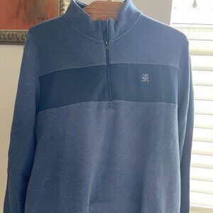 Mens Half Zip Pullover Adidas- XXL Blue